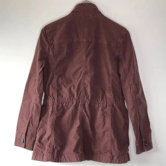 Lucky Brand Maroon Utility Jacket Size S - Picture 10 of 14